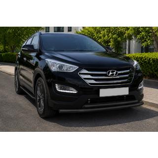 Rura ochronna przednia ST014 Black (stal nierdzewna) Hyundai Santa Fe 3 2012-2018 zdjęcia 1