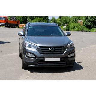Rura ochronna przednia ST014 Black (stal nierdzewna) Hyundai Santa Fe 3 2012-2018 zdjęcia 3