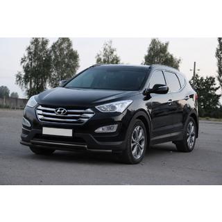 Rura ochronna przednia ST014 Black (stal nierdzewna) Hyundai Santa Fe 3 2012-2018 zdjęcia 4