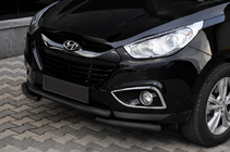 Hyundai IX-35 2010-2015 Przedni pałąk ST014-1 Black (stal nierdzewna) zdjęcia 1