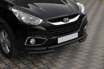 Hyundai IX-35 2010-2015 Przedni pałąk ST014-1 Black (stal nierdzewna) zdjęcia 3