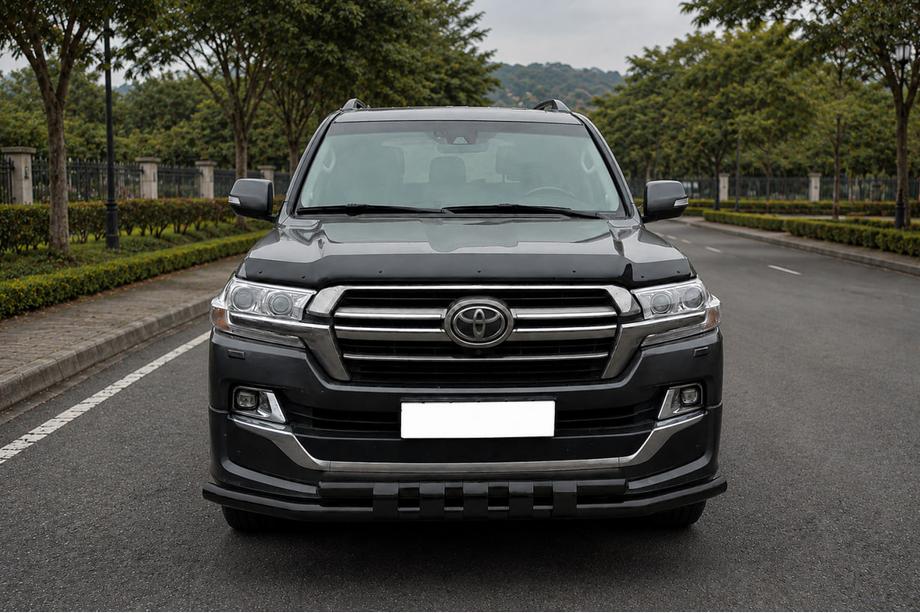 Toyota Land Cruiser 200 2007-2021 Przedni pałąk ochronny ST015 Black (2015+, stal nierdzewna) Image