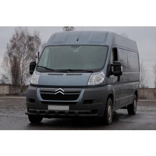 Pałąk przedni ST015 Black (nierdzewna) Citroen Jumper 2007-2025 zdjęcia 2