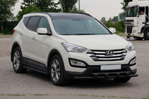 Hyundai Santa Fe 3 2012-2018 Pałąk przedni ST015 Black (nierdzewna) zdjęcia 3