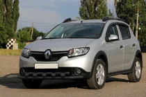 Renault Sandero 2013-2022 Pałąk przedni ST015 Black (nierdzewna) zdjęcia 1