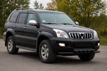 Toyota Land Cruiser Prado 120 2002-2009 Pałąk przedni ST015 Black (nierdzewna) zdjęcia 2