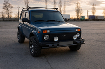 Lada Niva i Urban 1977- Pałąk przedni ST015 Black (nierdzewna) zdjęcia 3