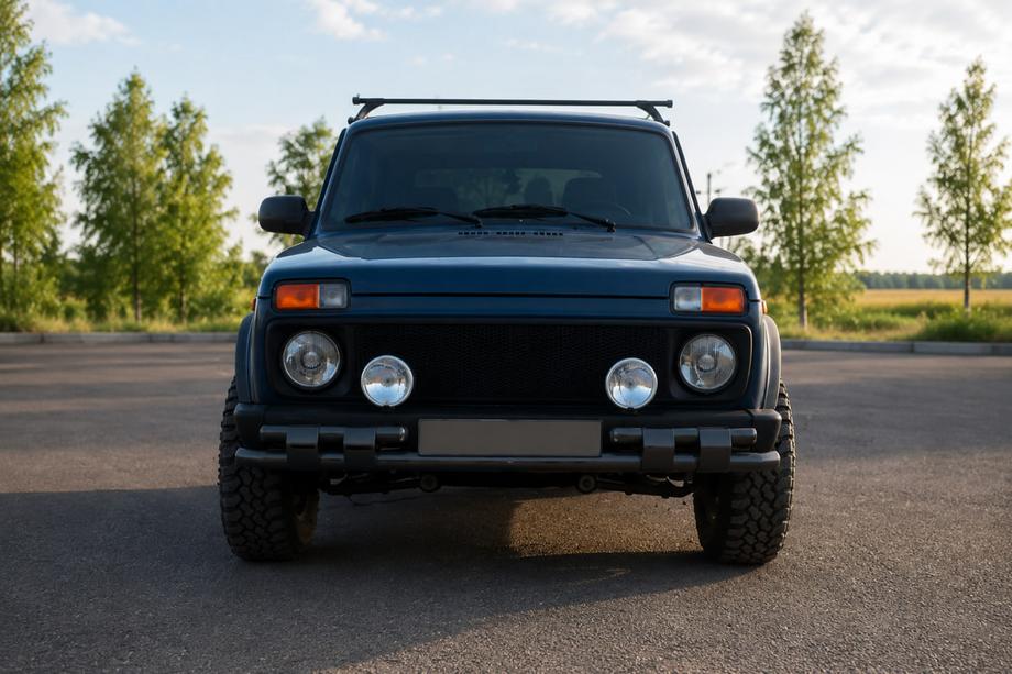 Lada Niva i Urban 1977- Pałąk przedni ST015 Black (nierdzewna) Image