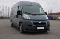 Fiat Ducato 2006-2025 Pałąk przedni ST019 Black (stal nierdzewna) zdjęcia 2