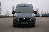 Fiat Ducato 2006-2025 Pałąk przedni ST019 Black (stal nierdzewna) zdjęcia 1