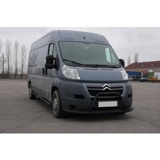 Pałąk przedni ST019 Black (stal nierdzewna) Fiat Ducato 2006-2025 zdjęcia 2
