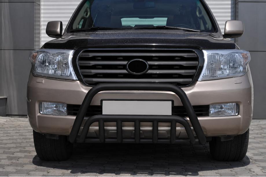 Toyota Land Cruiser 200 2007-2021 Przedni Pałąk WT002 Czarny (Stal Nierdzewna) Image