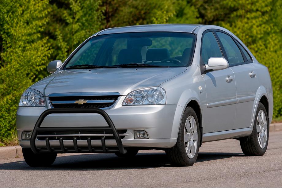 Chevrolet Lacetti 2003-2024 Przedni pałąk WT003 Black (60 mm, stal nierdzewna) Image