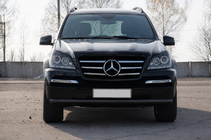 Mercedes GL class X164 2006-2012 Orurowanie przednie ST008 Black (stal nierdzewna) zdjęcia 1