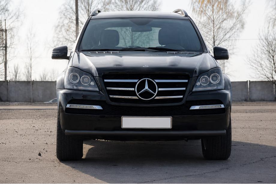 Mercedes GL class X164 2006-2012 Orurowanie przednie ST008 Black (stal nierdzewna) Image