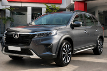 Honda BR-V 2021– Zintegrowane relingi dachowe czarne OEM (Aluminium) zdjęcia 1