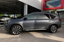 Honda BR-V 2021– Zintegrowane relingi dachowe czarne OEM (Aluminium) zdjęcia 2