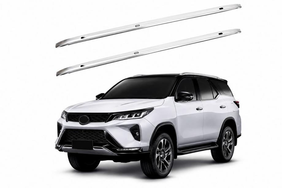 Toyota 4Runner 2009-2024 Relingi dachowe szare OEM (2012-2015, Aluminium) Image