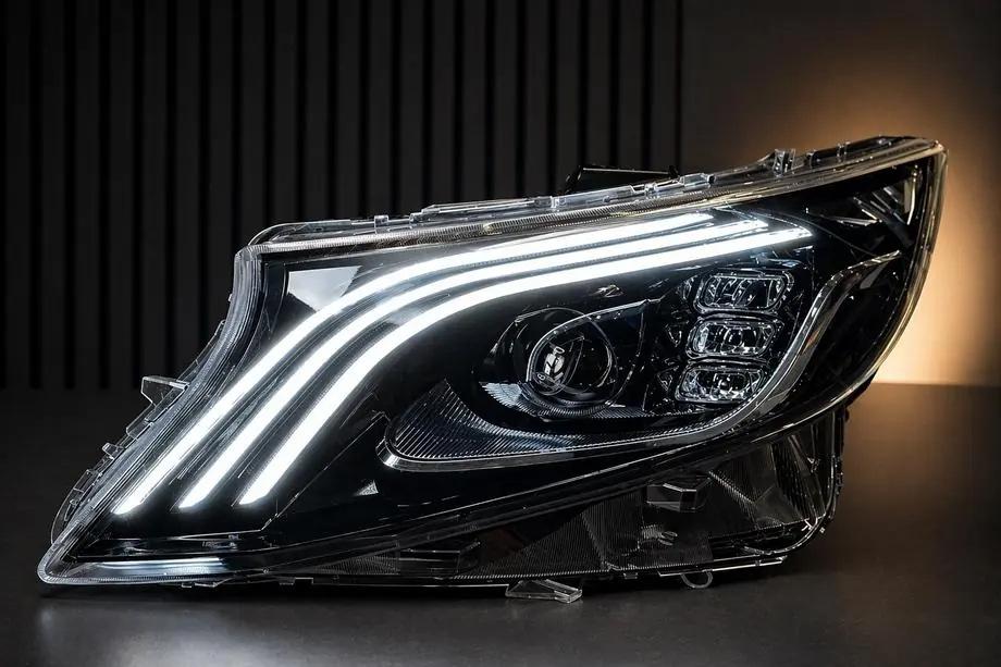 Mercedes Vito/V-class W447 2014- Przednie reflektory LED w stylu Maybach (do V-class, 2 szt.) Zdjęcia 1