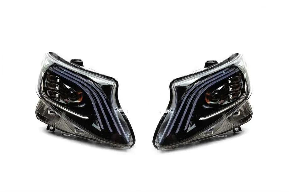 Mercedes Vito/V-class W447 2014- Przednie reflektory LED w stylu Maybach (do V-class, 2 szt.) Zdjęcia 5