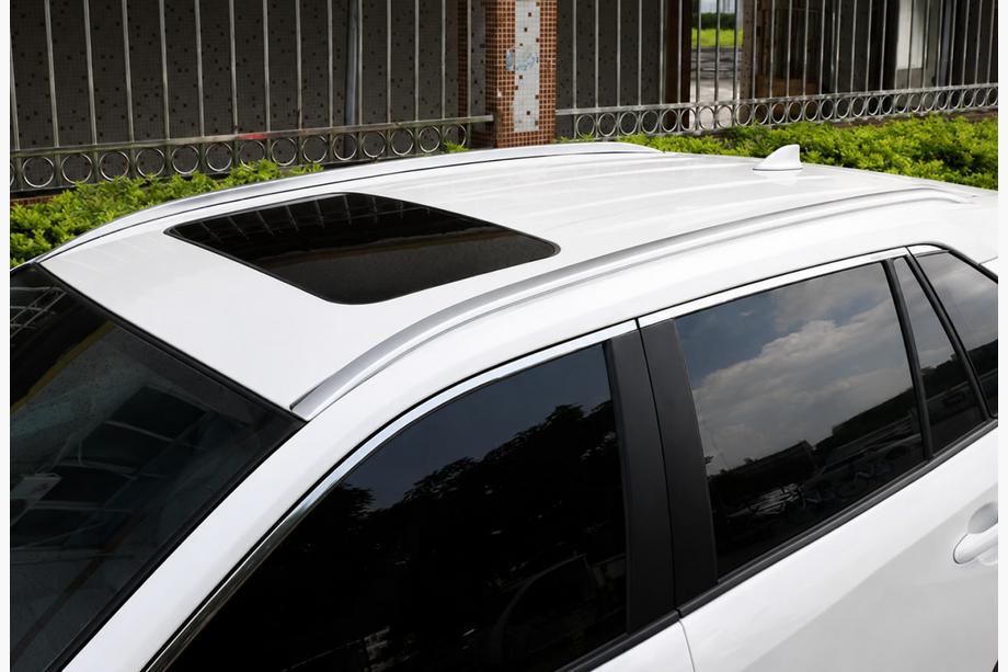 Toyota Rav 4 2019–2025 Zintegrowane relingi dachowe OEM chromowane (Aluminium, montaż na klej) Image