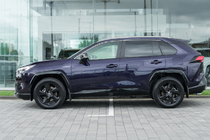 Toyota Rav 4 2019–2025 Zintegrowane relingi dachowe szare OEM V1 (Aluminium) zdjęcia 2