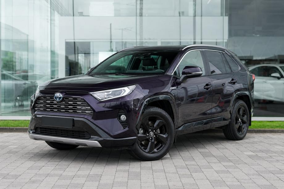 Toyota Rav 4 2019–2025 Zintegrowane relingi dachowe szare OEM V1 (Aluminium) Image