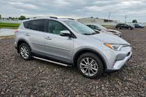 Toyota Rav 4 2019–2025 Relingi dachowe szare OEM (Aluminium) zdjęcia 2