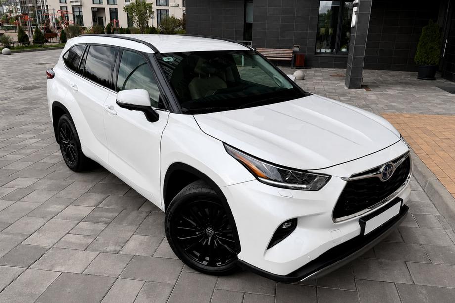 Toyota Highlander 2019- Relingi dachowe czarne OEM (tworzywo ABS) Image