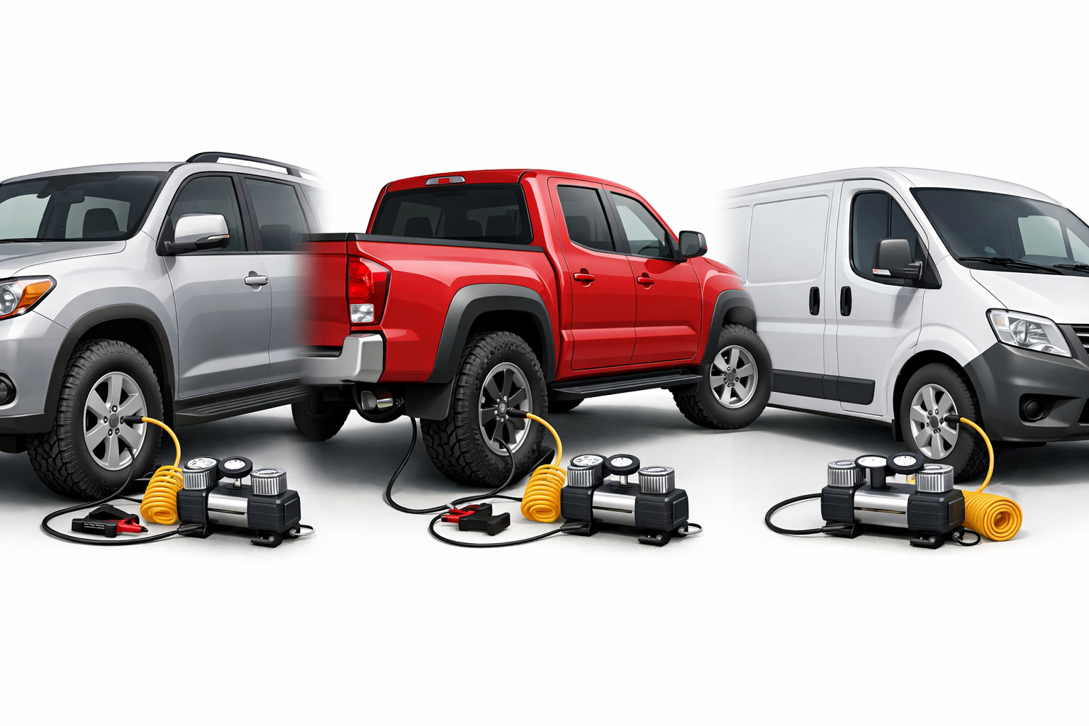 Jaki kompresor do SUV-a, pickupa lub busa?
