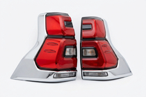 Toyota Land Cruiser Prado 150 2009-2023 Lampy tylne LED Chrome V2 (2017-2023, 2 szt.) zdjęcia 6