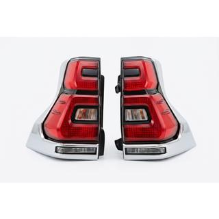 Lampy tylne LED Chrome V2 (2017-2023, 2 szt.) Toyota Land Cruiser Prado 150 2009-2023 zdjęcia 2