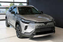 Toyota Corolla Cross 2020- Zintegrowane relingi dachowe szare OEM (Aluminium, montaż na klej) zdjęcia 1