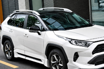 Toyota Corolla Cross 2020- Relingi dachowe szare OEM (Aluminium) zdjęcia 3
