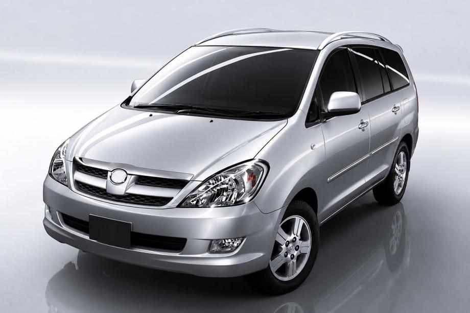 Toyota Innova 2015- Zintegrowane relingi dachowe OEM, szare (Aluminium) Image