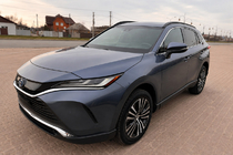 Toyota Venza 2020- Relingi dachowe zintegrowane czarne OEM (Aluminium, montaż na klej) zdjęcia 2