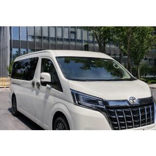Zintegrowane relingi dachowe szare OEM (2019-, long, aluminium, montaż na klej) Toyota HiAce zdjęcia 2