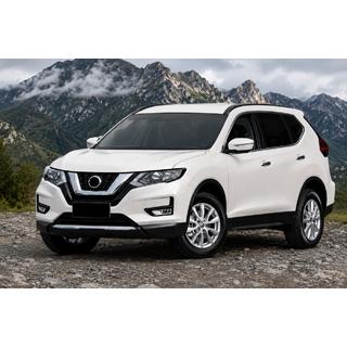 Zintegrowane relingi dachowe czarne OEM (do X-trail, aluminium, montaż na klej) zdjęcia 1