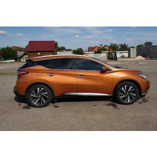 Relingi dachowe OEM szare (ABS, montaż na klej) Nissan Murano 2014- zdjęcia 1