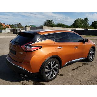 Relingi dachowe OEM szare (ABS, montaż na klej) Nissan Murano 2014- zdjęcia 2