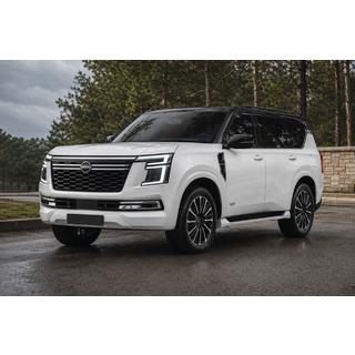Zintegrowane relingi dachowe czarne OEM (Aluminium) Nissan Patrol Y63 2025- zdjęcia 1