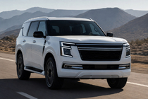 Nissan Patrol Y63 2025- Zintegrowane relingi dachowe OEM, szare (Aluminium) zdjęcia 2