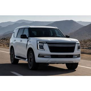Zintegrowane relingi dachowe OEM, szare (Aluminium) Nissan Patrol Y63 2025- zdjęcia 2