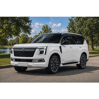 Zintegrowane relingi dachowe OEM, szare (Aluminium) Nissan Patrol Y63 2025- zdjęcia 1