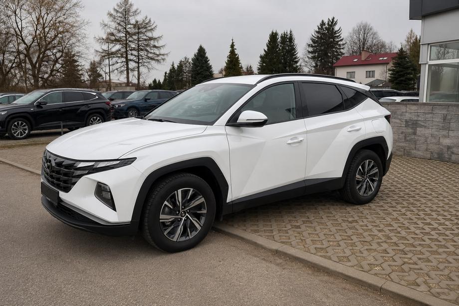 Hyundai Tucson NX4 2021- Zintegrowane relingi dachowe czarne OEM (Long, aluminium, montaż na klej) Zdjęcia 2