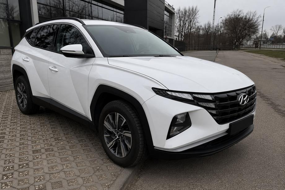 Hyundai Tucson NX4 2021- Zintegrowane relingi dachowe czarne OEM (Long, aluminium, montaż na klej) Zdjęcia 3
