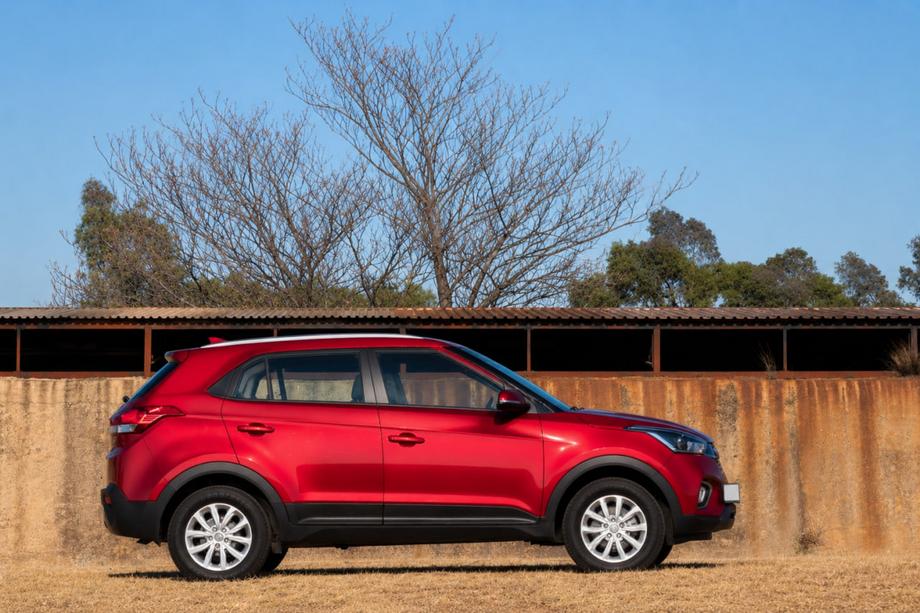 Hyundai Creta 2014-2020 Relingi zintegrowane szare OEM (tworzywo ABS, montaż na klej) Image