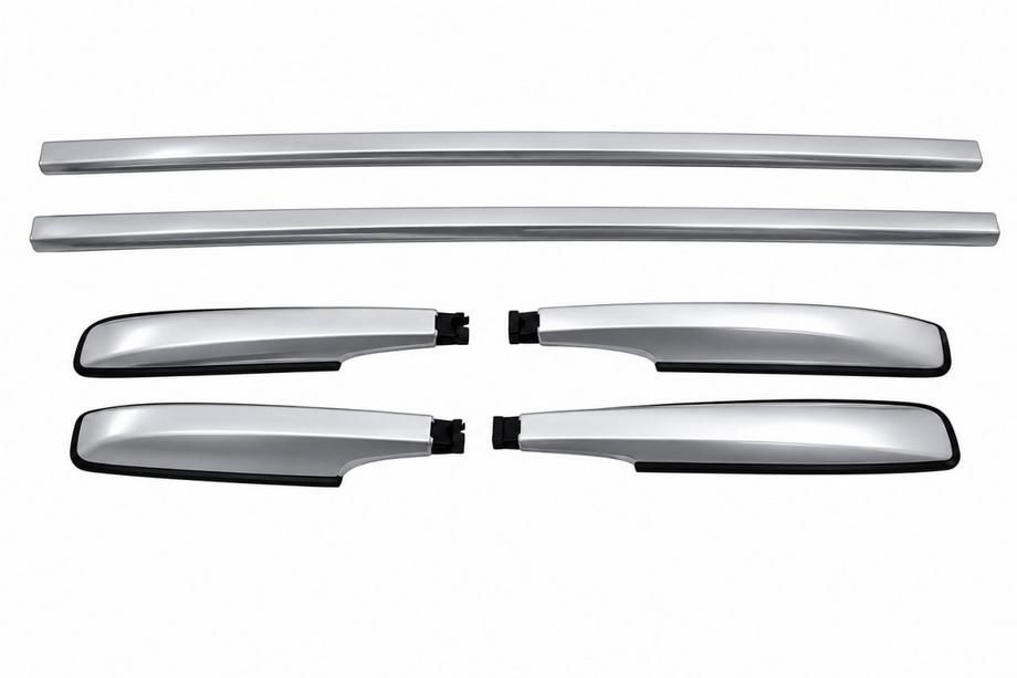 Kia Sportage 2010-2015 Relingi dachowe OEM szare (aluminium, montaż na klej) Image
