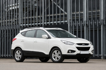 Hyundai IX-35 2010-2015 Relingi dachowe OEM szare (ABS, montaż na klej) zdjęcia 3