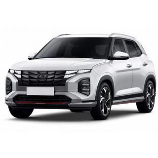 Relingi dachowe OEM szare (aluminium, montaż na klej) Hyundai Creta 2021–